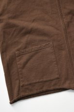 画像11: WALLA WALLA SPORT (ワラワラスポーツ) 13oz FULL ZIP HOODIE [DARK BROWN] (11)