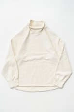 画像2: WALLA WALLA SPORT (ワラワラスポーツ) 13oz ROLL NECK TURTLE [IVORY] (2)