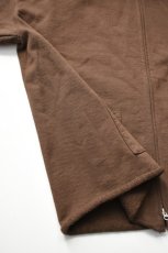 画像12: WALLA WALLA SPORT (ワラワラスポーツ) 13oz FULL ZIP HOODIE [DARK BROWN] (12)