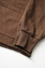 画像14: WALLA WALLA SPORT (ワラワラスポーツ) 13oz FULL ZIP HOODIE [DARK BROWN] (14)
