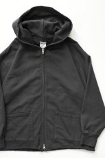 画像1: WALLA WALLA SPORT (ワラワラスポーツ) 13oz FULL ZIP HOODIE [USED BLACK] (1)