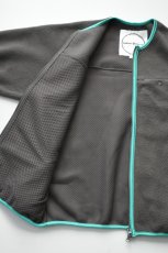 画像9: BURLAP OUTFITTER (バーラップアウトフィッター) PILE S/S JACKET [CHARCOAL] (9)