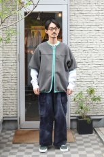 画像8: BURLAP OUTFITTER (バーラップアウトフィッター) PILE S/S JACKET [CHARCOAL] (8)