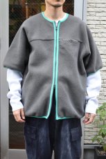 画像5: BURLAP OUTFITTER (バーラップアウトフィッター) PILE S/S JACKET [CHARCOAL] (5)