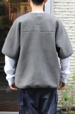 画像7: BURLAP OUTFITTER (バーラップアウトフィッター) PILE S/S JACKET [CHARCOAL] (7)