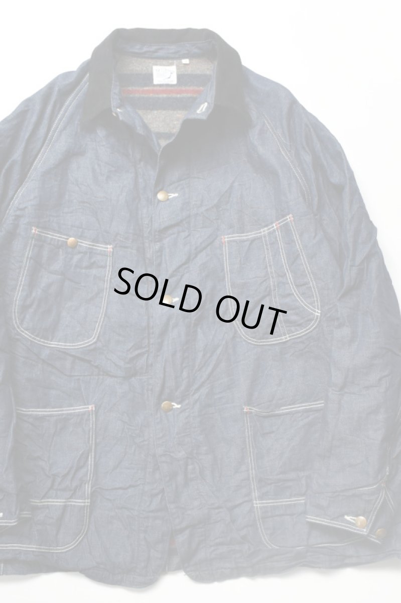 画像1: orslow (オアスロウ) WOOL LINER RELAX FIT DENIM COVERALL [ONE WASH] (1)