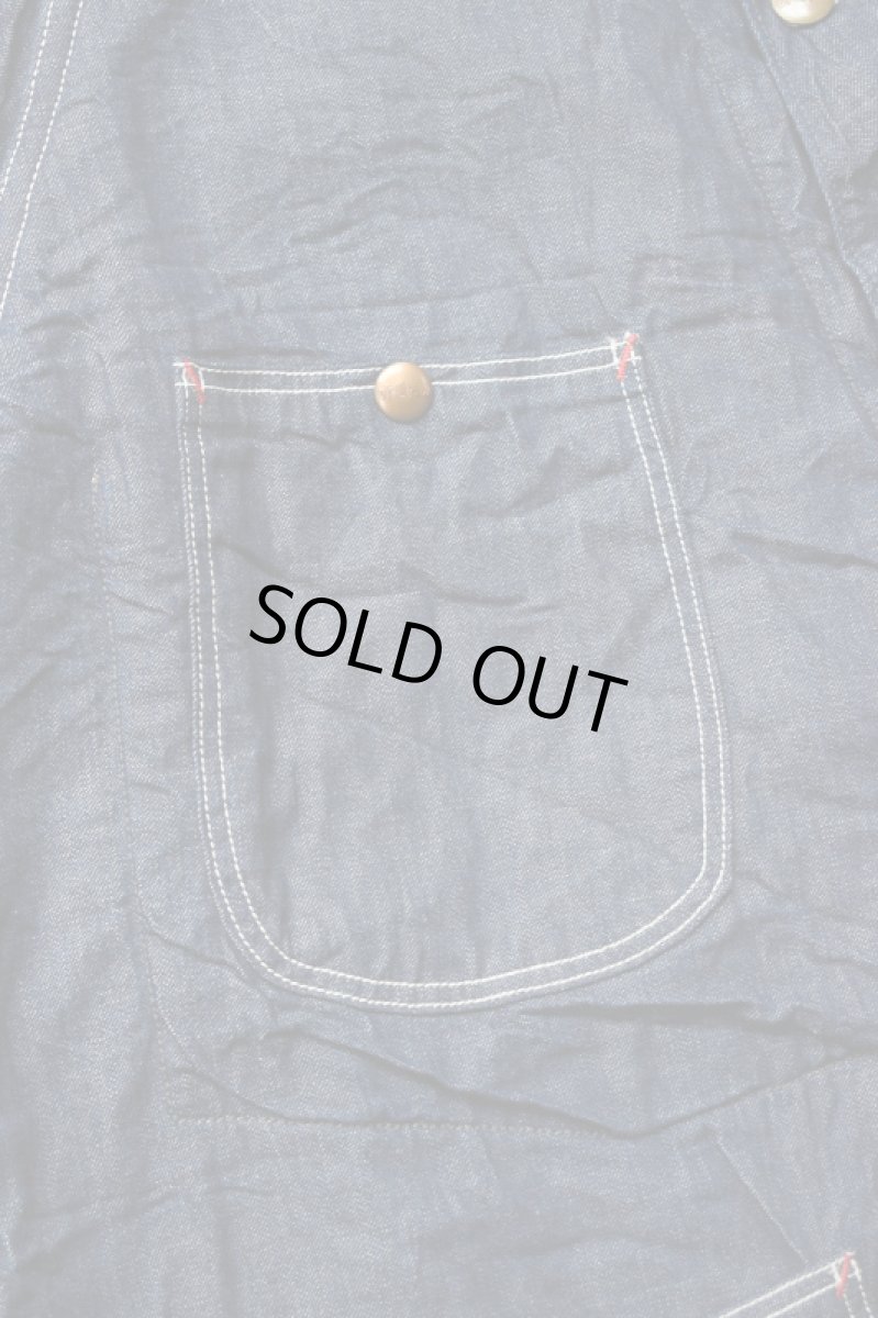 画像16: orslow (オアスロウ) WOOL LINER RELAX FIT DENIM COVERALL [ONE WASH] (16)