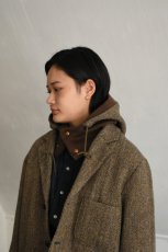 画像8: orslow (オアスロウ) REVERSIBLE HOODY RIB CAP [KHAKI] (8)