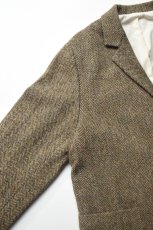画像4: orslow (オアスロウ) RELAX FIT HARRIS TWEED JACKET [KHAKI] (4)