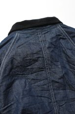 画像16: orslow (オアスロウ) WOOL LINER RELAX FIT DENIM COVERALL [ONE WASH] (16)