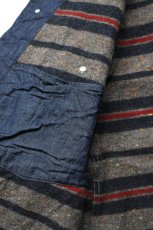 画像14: orslow (オアスロウ) WOOL LINER RELAX FIT DENIM COVERALL [ONE WASH] (14)