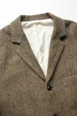 画像3: orslow (オアスロウ) RELAX FIT HARRIS TWEED JACKET [KHAKI] (3)