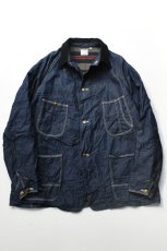 画像2: orslow (オアスロウ) WOOL LINER RELAX FIT DENIM COVERALL [ONE WASH] (2)
