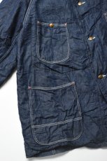 画像7: orslow (オアスロウ) WOOL LINER RELAX FIT DENIM COVERALL [ONE WASH] (7)