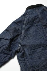 画像17: orslow (オアスロウ) WOOL LINER RELAX FIT DENIM COVERALL [ONE WASH] (17)