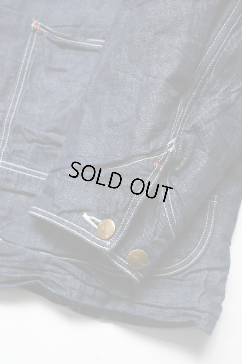 画像20: orslow (オアスロウ) WOOL LINER RELAX FIT DENIM COVERALL [ONE WASH] (20)