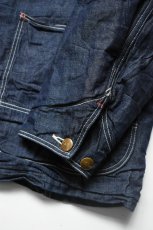 画像12: orslow (オアスロウ) WOOL LINER RELAX FIT DENIM COVERALL [ONE WASH] (12)