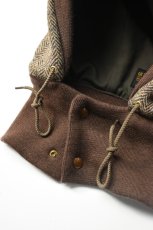 画像4: orslow (オアスロウ) REVERSIBLE HOODY RIB CAP [KHAKI] (4)