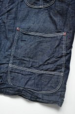 画像10: orslow (オアスロウ) WOOL LINER RELAX FIT DENIM COVERALL [ONE WASH] (10)