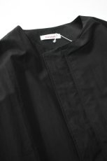 画像11: 【For WOMEN】Honnete (オネット) Tacked Sleeve Over Fit Coat [BLACK] (11)