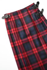 画像9: 【For WOMEN】O'NEIL OF DUBLIN (オニールオブダブリン) Worsted Wool-Tartan Long Kilt Skirt [LOUGH MASK] (9)