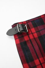 画像10: 【For WOMEN】O'NEIL OF DUBLIN (オニールオブダブリン) Worsted Wool-Tartan Long Kilt Skirt [LOUGH MASK] (10)