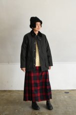 画像5: 【For WOMEN】O'NEIL OF DUBLIN (オニールオブダブリン) Worsted Wool-Tartan Long Kilt Skirt [LOUGH MASK] (5)