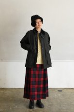 画像6: 【For WOMEN】O'NEIL OF DUBLIN (オニールオブダブリン) Worsted Wool-Tartan Long Kilt Skirt [LOUGH MASK] (6)