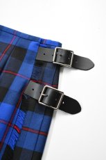 画像9: 【For WOMEN】O'NEIL OF DUBLIN (オニールオブダブリン) Worsted Wool-Tartan Long Kilt Skirt [OLD BOLEY] (9)