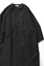 画像1: 【For WOMEN】Honnete (オネット) Tacked Sleeve Over Fit Coat [BLACK] (1)