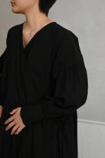 画像9: 【For WOMEN】SOWBOW (ソウボウ) SOWBOW CACHECOEUR DRESS [BLACK] (9)