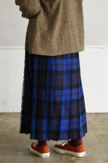 画像3: 【For WOMEN】O'NEIL OF DUBLIN (オニールオブダブリン) Worsted Wool-Tartan Long Kilt Skirt [OLD BOLEY] (3)