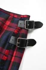 画像11: 【For WOMEN】O'NEIL OF DUBLIN (オニールオブダブリン) Worsted Wool-Tartan Long Kilt Skirt [LOUGH MASK] (11)