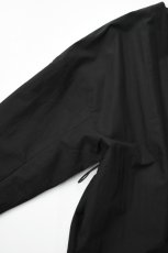 画像12: 【For WOMEN】Honnete (オネット) Tacked Sleeve Over Fit Coat [BLACK] (12)