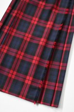 画像12: 【For WOMEN】O'NEIL OF DUBLIN (オニールオブダブリン) Worsted Wool-Tartan Long Kilt Skirt [LOUGH MASK] (12)