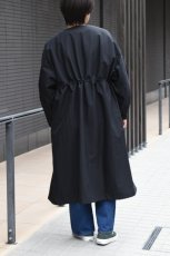 画像8: 【For WOMEN】Honnete (オネット) Tacked Sleeve Over Fit Coat [BLACK] (8)