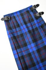 画像7: 【For WOMEN】O'NEIL OF DUBLIN (オニールオブダブリン) Worsted Wool-Tartan Long Kilt Skirt [OLD BOLEY] (7)