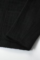 画像12: 【For WOMEN】Honnete (オネット) Short Coat Jacket [BLACK/SHADOW CHECK] (12)