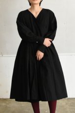 画像4: 【For WOMEN】SOWBOW (ソウボウ) SOWBOW CACHECOEUR DRESS [BLACK] (4)