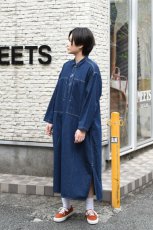 画像5: 【For WOMEN】orslow (オアスロウ) PULLOVER DENIM DRESS [ONE WASH] (5)