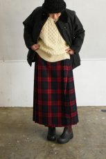 画像4: 【For WOMEN】O'NEIL OF DUBLIN (オニールオブダブリン) Worsted Wool-Tartan Long Kilt Skirt [LOUGH MASK] (4)