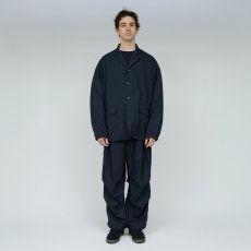 画像10: UNTRACE (アントレース) 3 Layer Lapeled Work Jacket [DARK NAVY] (10)
