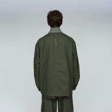 画像14: UNTRACE (アントレース) 3 Layer Lapeled Work Jacket [OLIVE] (14)