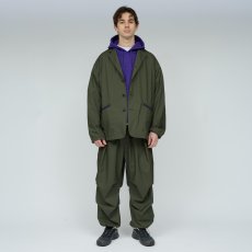 画像4: UNTRACE (アントレース) 3 Layer Ventilation Tuck Pants [OLIVE] (4)