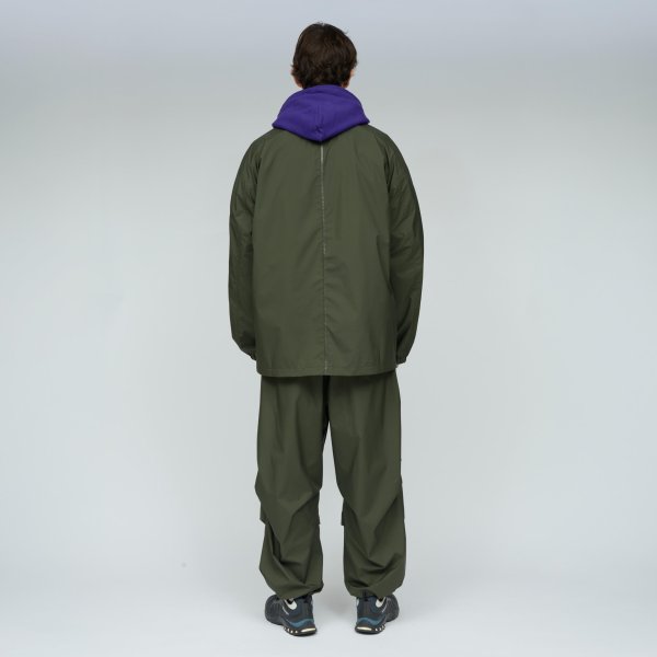 UNTRACE (アントレース) 3 Layer Ventilation Tuck Pants [OLIVE]