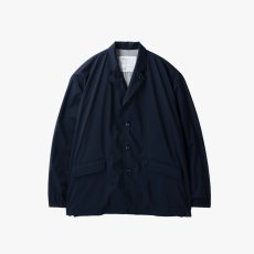 画像2: UNTRACE (アントレース) 3 Layer Lapeled Work Jacket [DARK NAVY] (2)