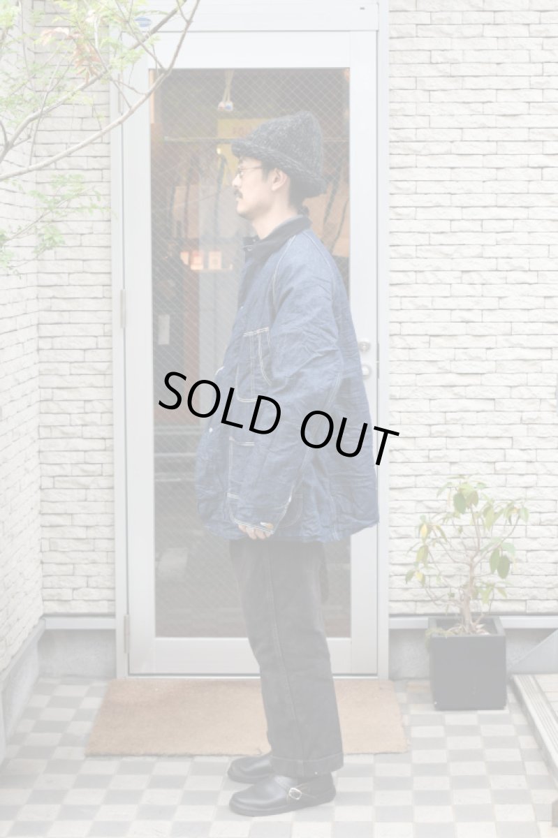 画像6: orslow (オアスロウ) WOOL LINER RELAX FIT DENIM COVERALL [ONE WASH] (6)