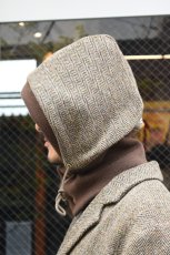 画像4: orslow (オアスロウ) REVERSIBLE HOODY RIB CAP [KHAKI] (4)