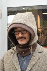 画像3: orslow (オアスロウ) REVERSIBLE HOODY RIB CAP [KHAKI] (3)