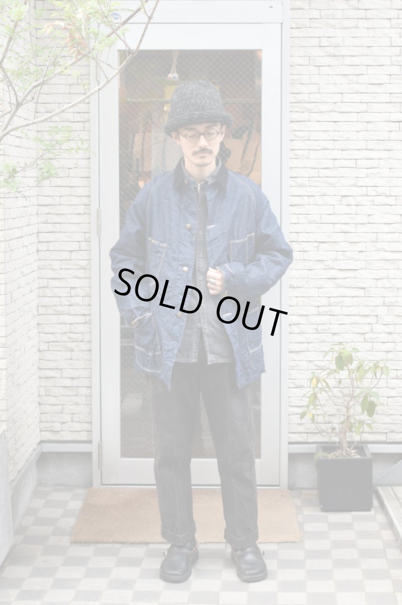 画像5: orslow (オアスロウ) WOOL LINER RELAX FIT DENIM COVERALL [ONE WASH] (5)